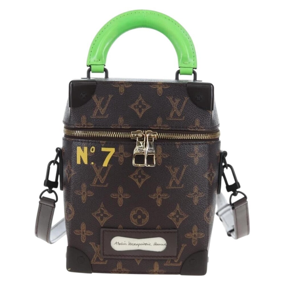 Louis Vuitton Vertical Box Trunk No.7 Trunk L'Oeil Vintage Monogram Canvas